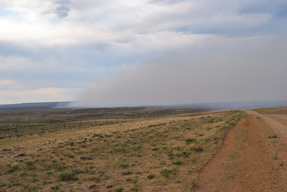 Wyoming Wildfire Forest Fire Smoke